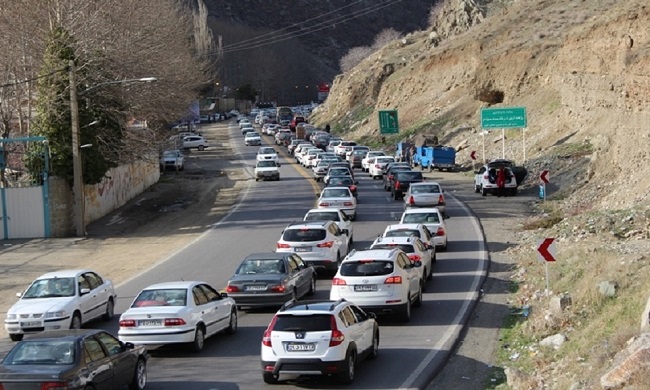 محدودیت‌های ترافیکی در جاده کرج - چالوس 